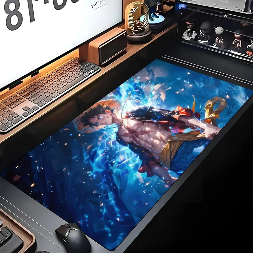 O-One P-Pieces l-luffys Mouse Pad Gaming Locking Edge Big Computer Gamer Large Rubber Art Mousepad video game Laptop Desk Mat