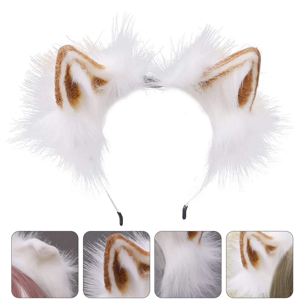 1Pcs Delicate Animal Ear Head Hoop for Kids Girls Party Decoration Cosplay Festival Role Play Photo Prop Adorable Hairband