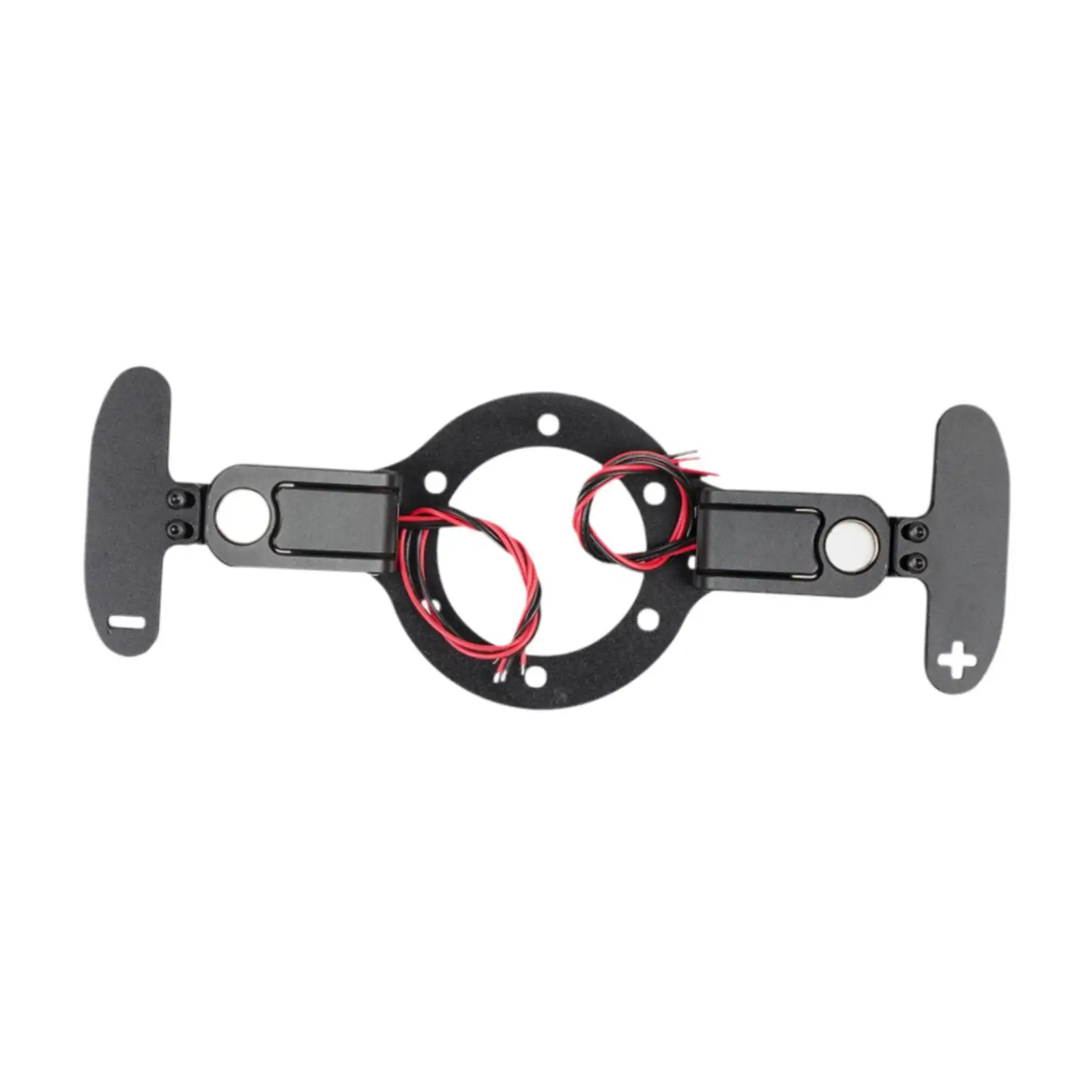 

Игровой симуляторный руль с металлическими подрулевыми переключателями, простая установка