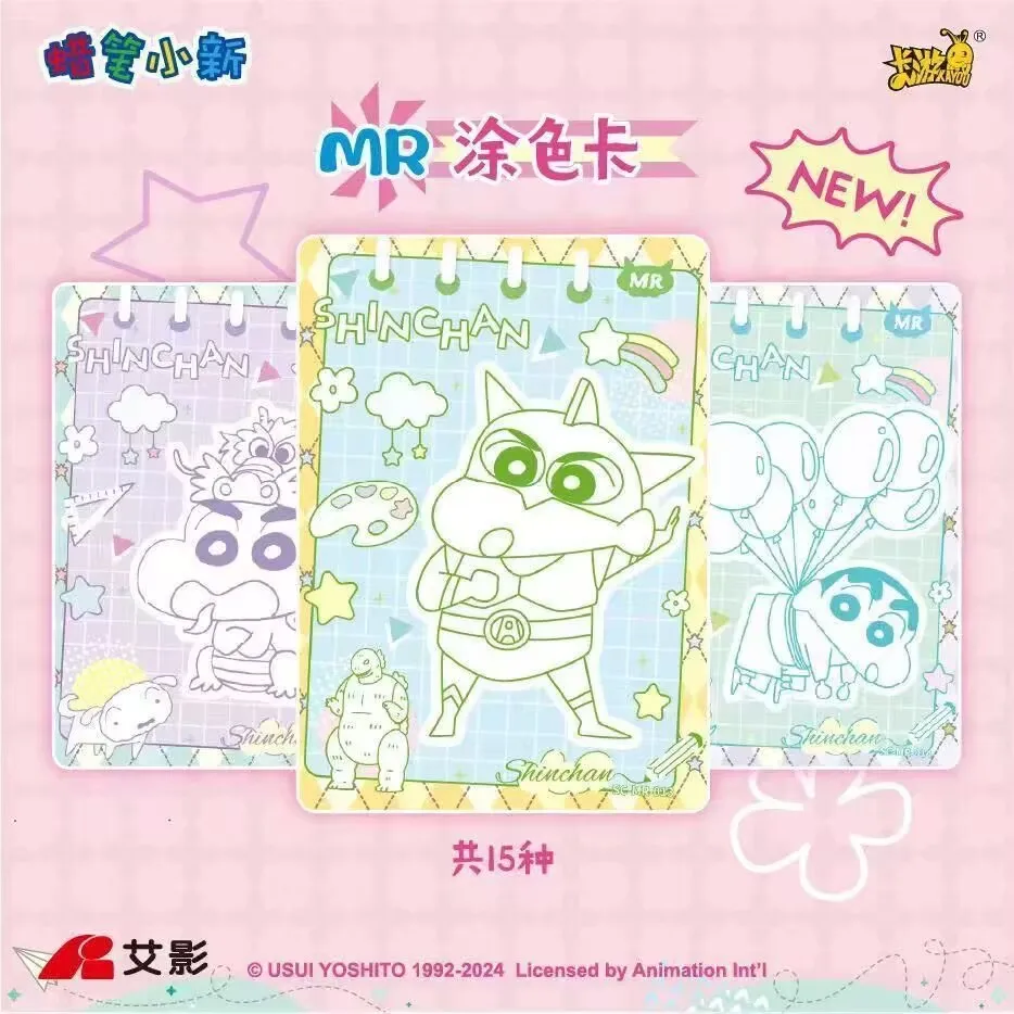 KAYOU véritable Crayon Shin Chan carte vitalité Pack Collection paquet de fête boîte aveugle paquet de cartes Crayon Shin Chan cartes