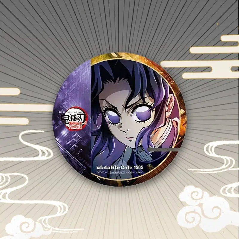 New Demon Slayer Kamado Nezuko Agatsuma Zenitsu Badge Animation Surrounding Student Clothes Backpack Exquisite Medal Decoration - view 2