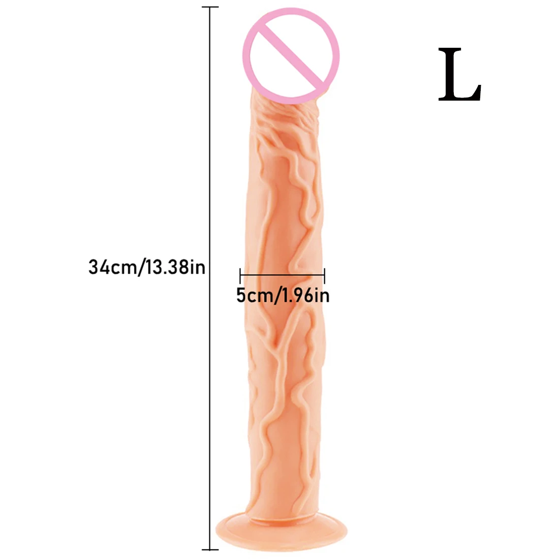 Overlength Realistic Dildos Anal Plug with Suction Cup Big Penis Butt Plug Long Dick Sex Toys for Women Phallus Anal Dilator