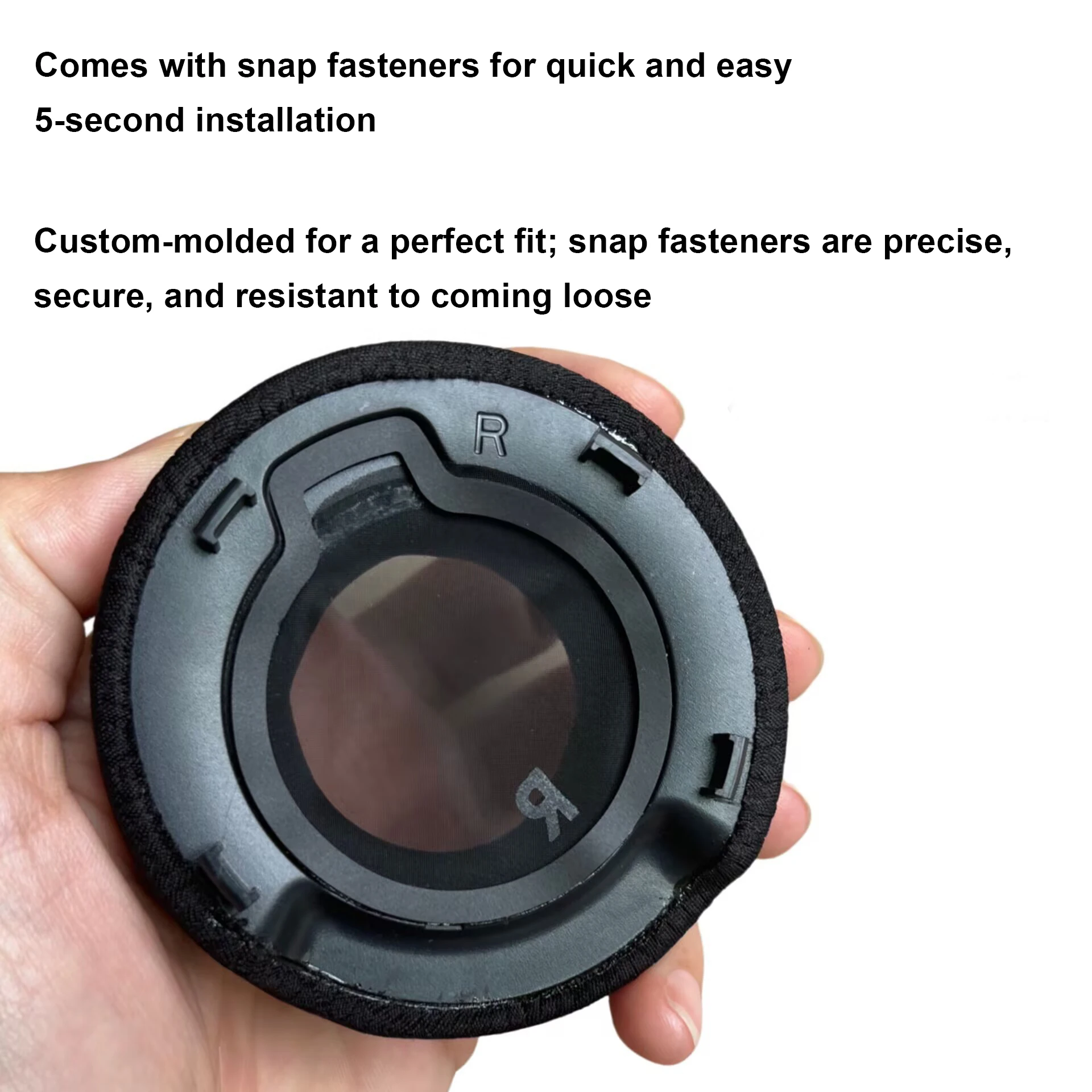 

For JBL CLUB 700BT Replacement Ear Pads Cushions Memory Foam Mesh Fabric Cover Snap On Easy Install