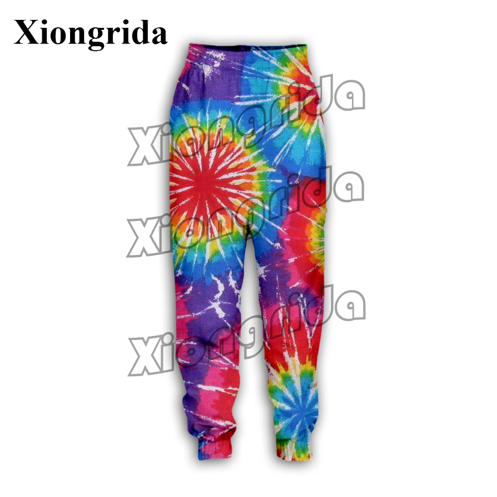 

Hippie Graffiti Sweatpants Men Colorful Casual Musician 3D Hip Hop Trousers High Waist Harajuku Pants Colorful Psychedelic Pants