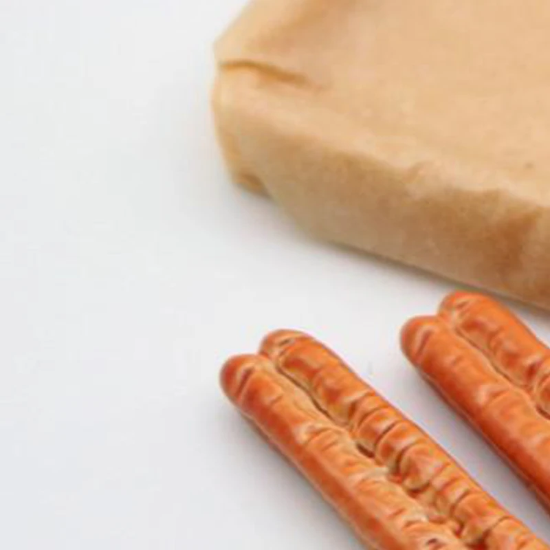 1:12 Mini Soy Milk & Fried Dough Sticks Set, Dollhouse Kitchen Food Model, Pretend Play Toy Gift