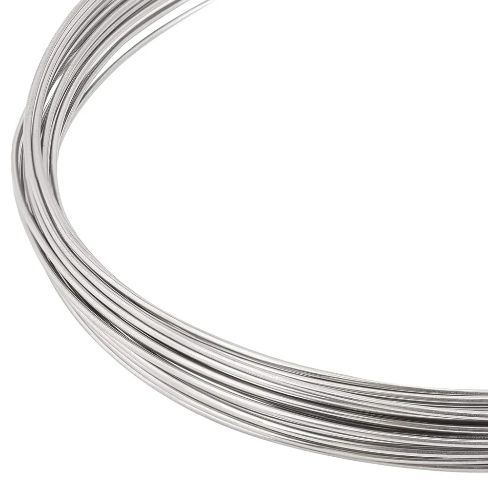 20 Gauge Niobium Wire, 16.4FT Round Soft Beading Wire Hypoallergenic Niobium Wire for Craft Jewelry Bracelets Making