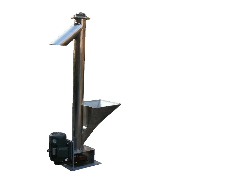 Portable Inclined Hopper Screw Conveyor for Truck Loading Sand Transportation Heavy Industrial Belt Conveying System