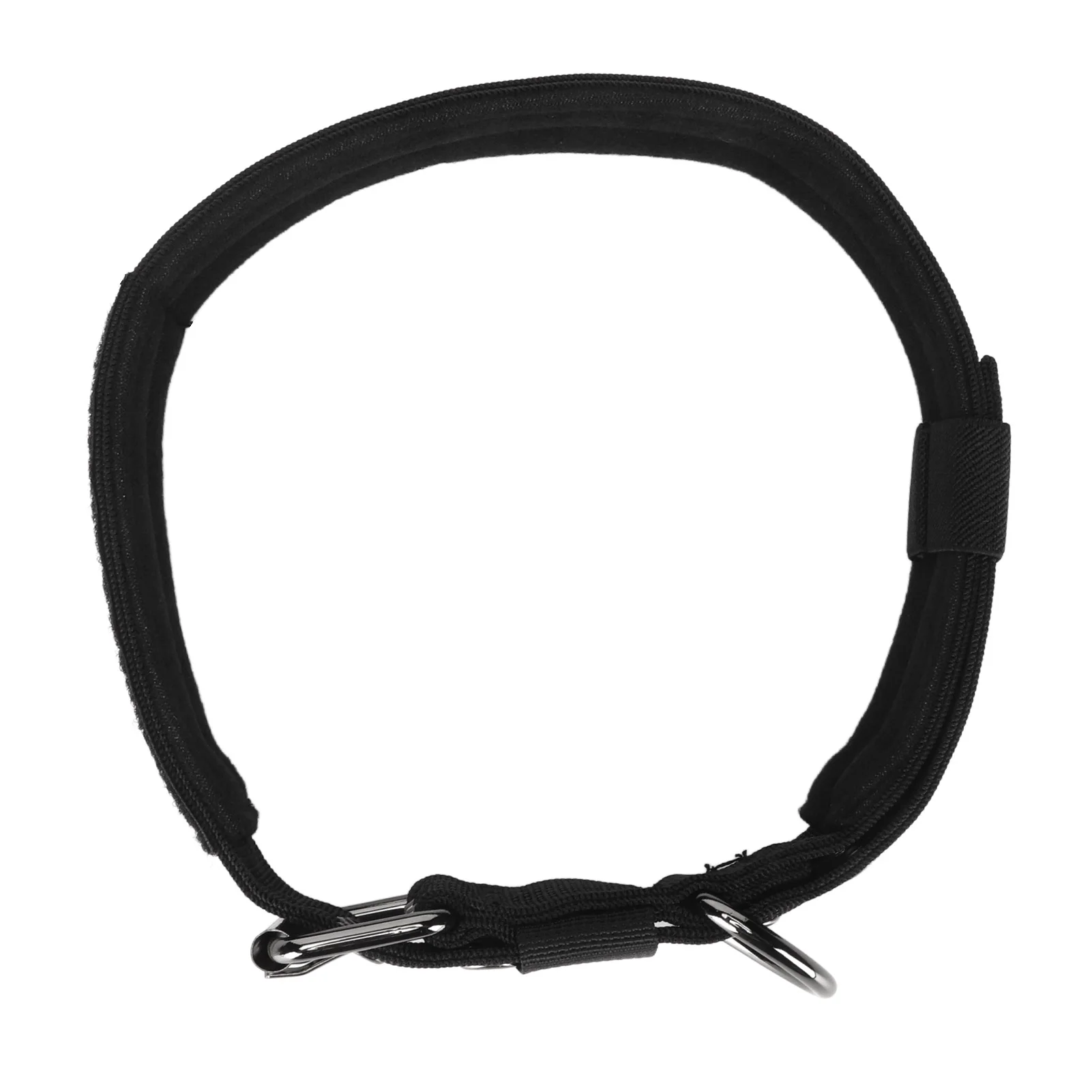طوق كلب من النايلون قابل للتعديل بإبزيم عالي التحمل للكلاب الأليفة مع خطاف وحلقة للكلاب المتوسطة والكبيرة والأغنام الصغيرة