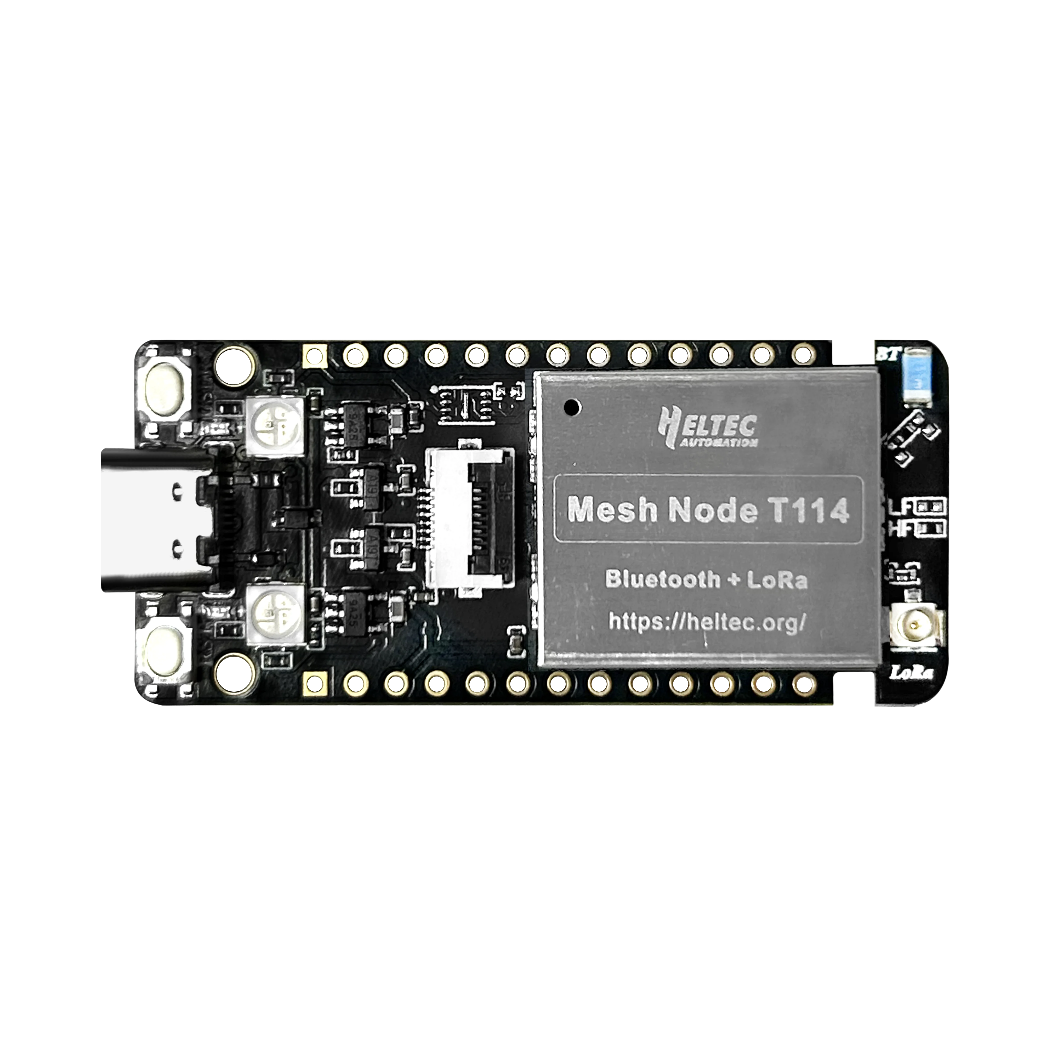 Imagem -04 - Meshtastic Novo Heltec T114 v2 Tracker Nordic Nrf52840 Sx1262 Lorawan Lora Arduino Display Tft de Baixa Potência Ble Wifi