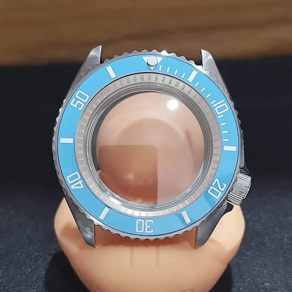 

Корпус NH35 42 мм, высококачественный мужской корпус для часов NH35, черный корпус, аксессуары, корпус из сапфирового стекла, подходит для ремешка 22 мм, корпус механизма NH35