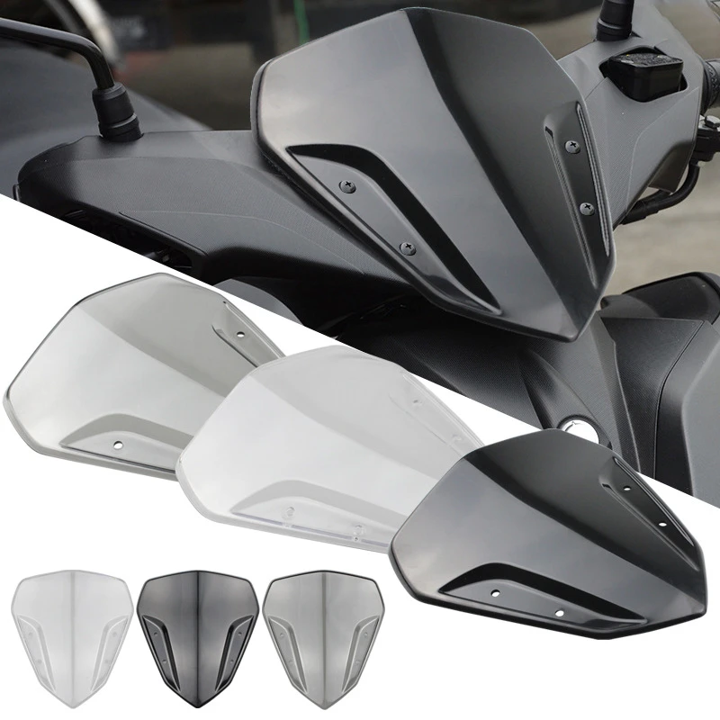 Motorcycle Windshield Refitted Windshields Applicable To Yamaha YAMA HA NVX155 Front Windshield Motorcycle Universal Accessories