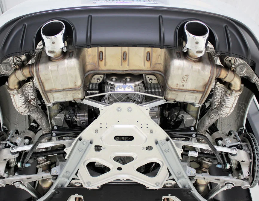 Over Axle Link Pipes for Porsche 718 GT4 GTS Spyder 2020-2022 Downpipe