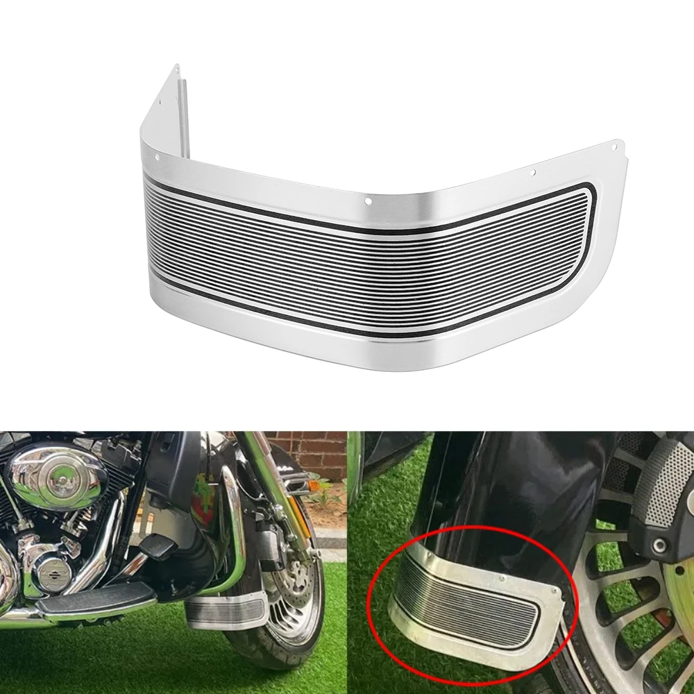 غطاء حماية للتنورة الأمامية للدراجة النارية لدراجة Harley Touring Road King Electra Glide Ultra Glide FLHR FLHX 1980-2013 #6