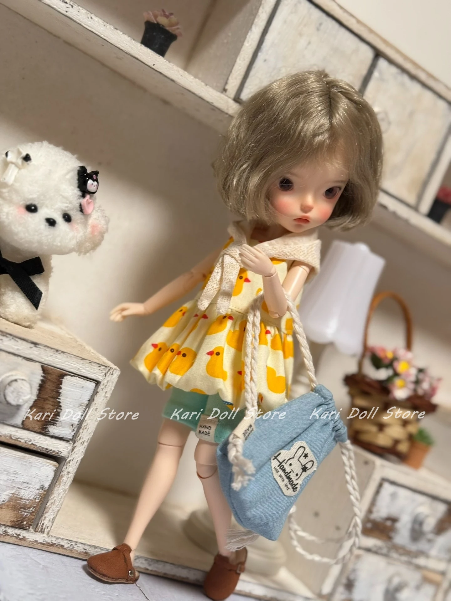 

Kari Doll Одежда и юбки Утка бутон юбка брюки рюкзак дорожный костюм для куклы Landazz Landoudou