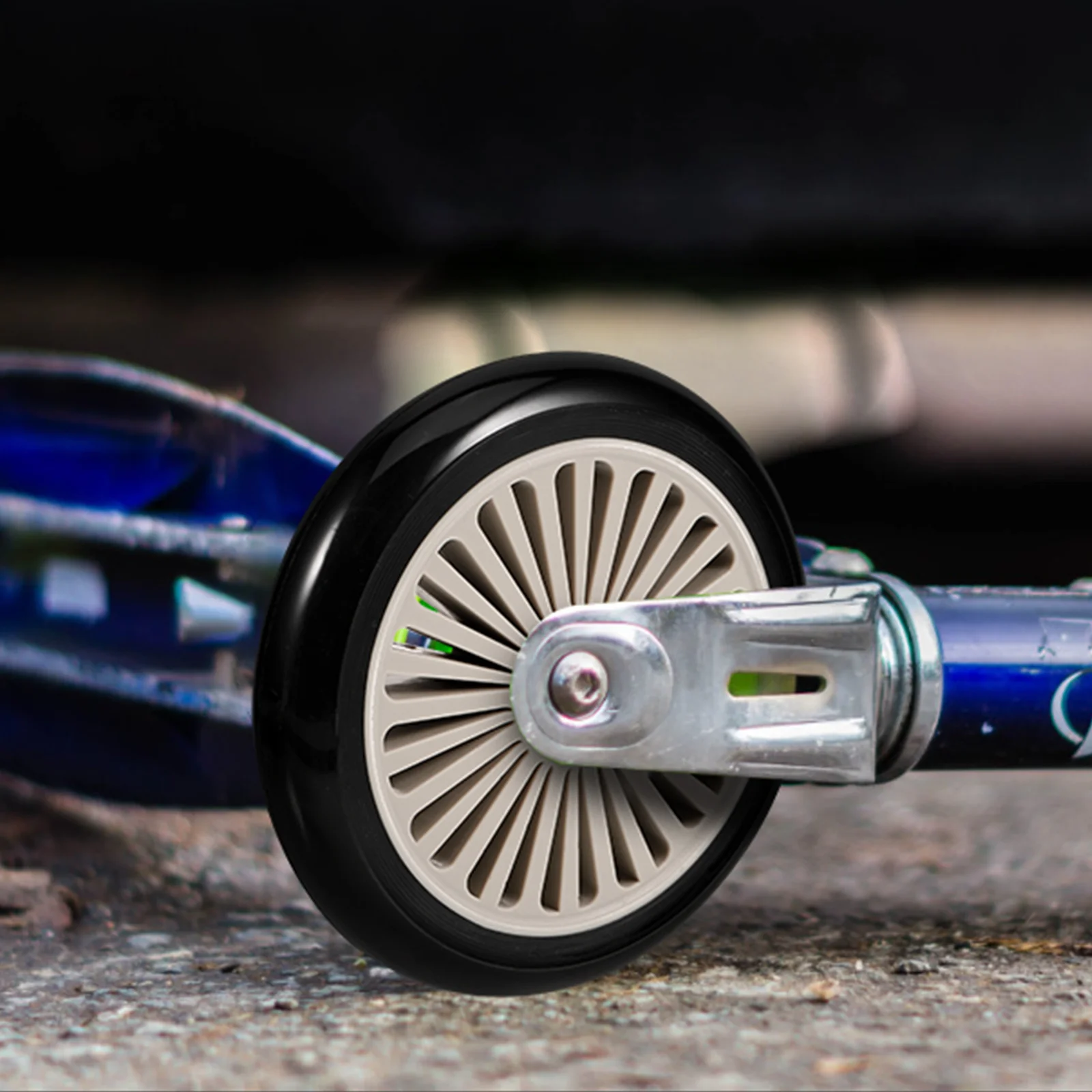 

2Pcs Flexible Scooter Wheel Replacement Heavy Duty Wear-Resistant PU Wheels for Kick Electric Scooter Smooth Rolling Performance