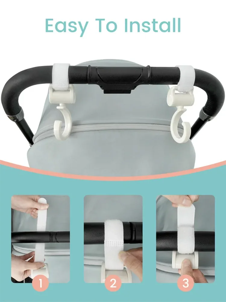 

Крючки для детской коляски, сверхмощный подвесной органайзер, универсальные крючки для сумки для коляски, коляски