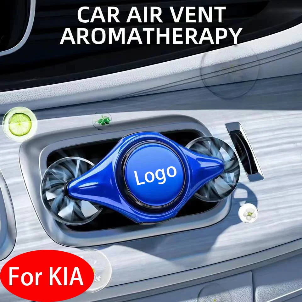 For Kia K2 K3 K5 Forte Sportage Sorento Stinger EV6 Silent Car air outlet aromatherapy Customized logo