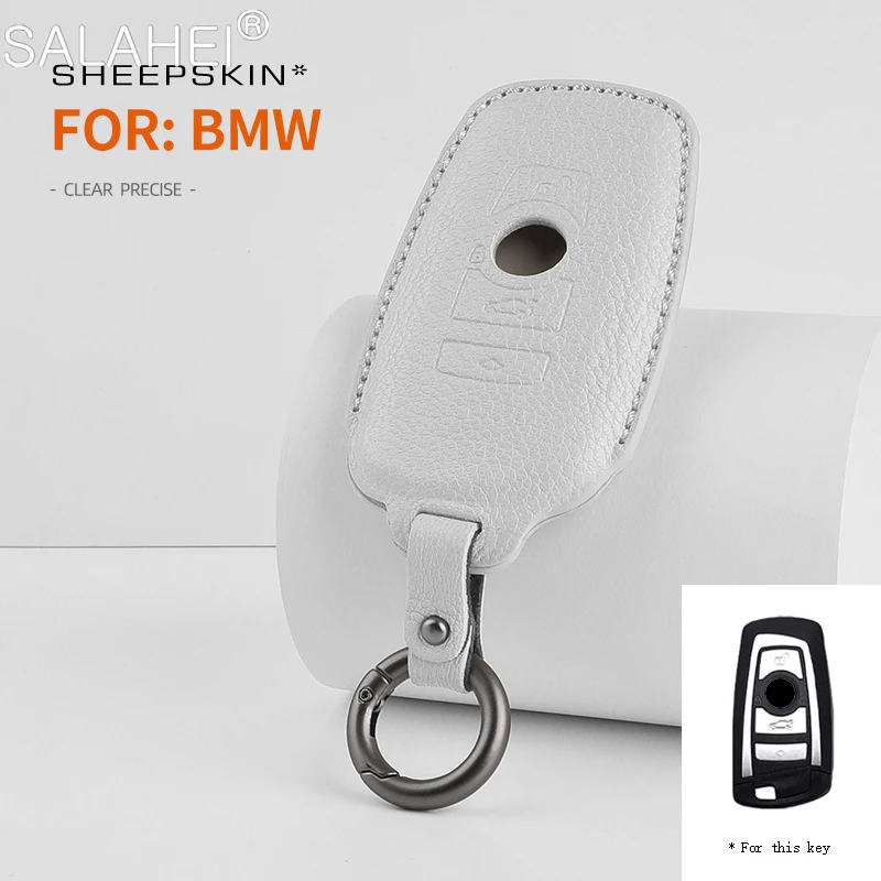 

Goatskin Car Key Cover Case Shell Holder Fob For BMW 1 3 5 7 Series X1 X3 X4 X5 X6 F10 F20 F30 F34 F11 F15 F16 F25 F31 M3 M4 E34