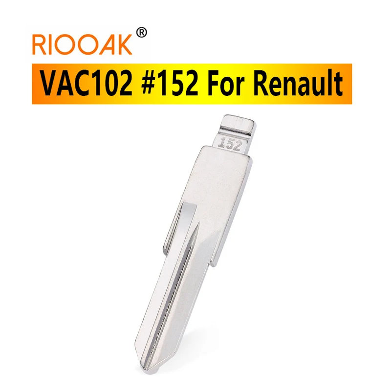 

KD VAC102 #152 Remote Key Blade KD VVDI Uncut Flip Blank For Renault Megan Dacia Clio Duster Replacement part