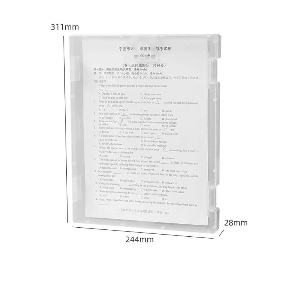 Stationery Paper Organizer Archives Classification Folder Document Storage Box Certificates Storage Box A4 File Organizer Box