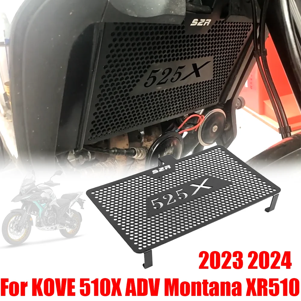 For Colove KOVE 510X 510 X Adventure MONTANA XR510 XR5 XR 510 2023 2024 Motorcycle Radiator Grille Guard Grill Cover Protector