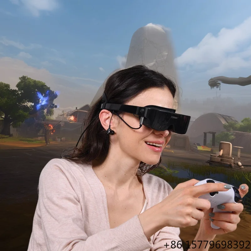 

Factory Stock Wholesale All-In-One Virtual Reality Head-Mounted 3D Display, Smart Glasses Device for Video Games