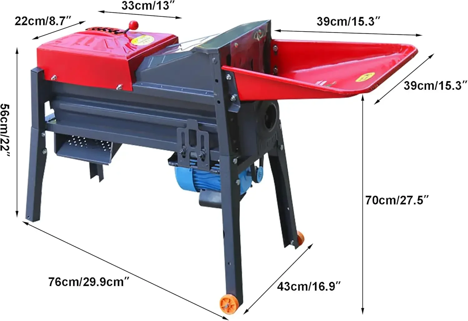 Maïsdorsmachine, zware sheller, automatische stripmachine, 2800 RPM droge sheller dorsmachine