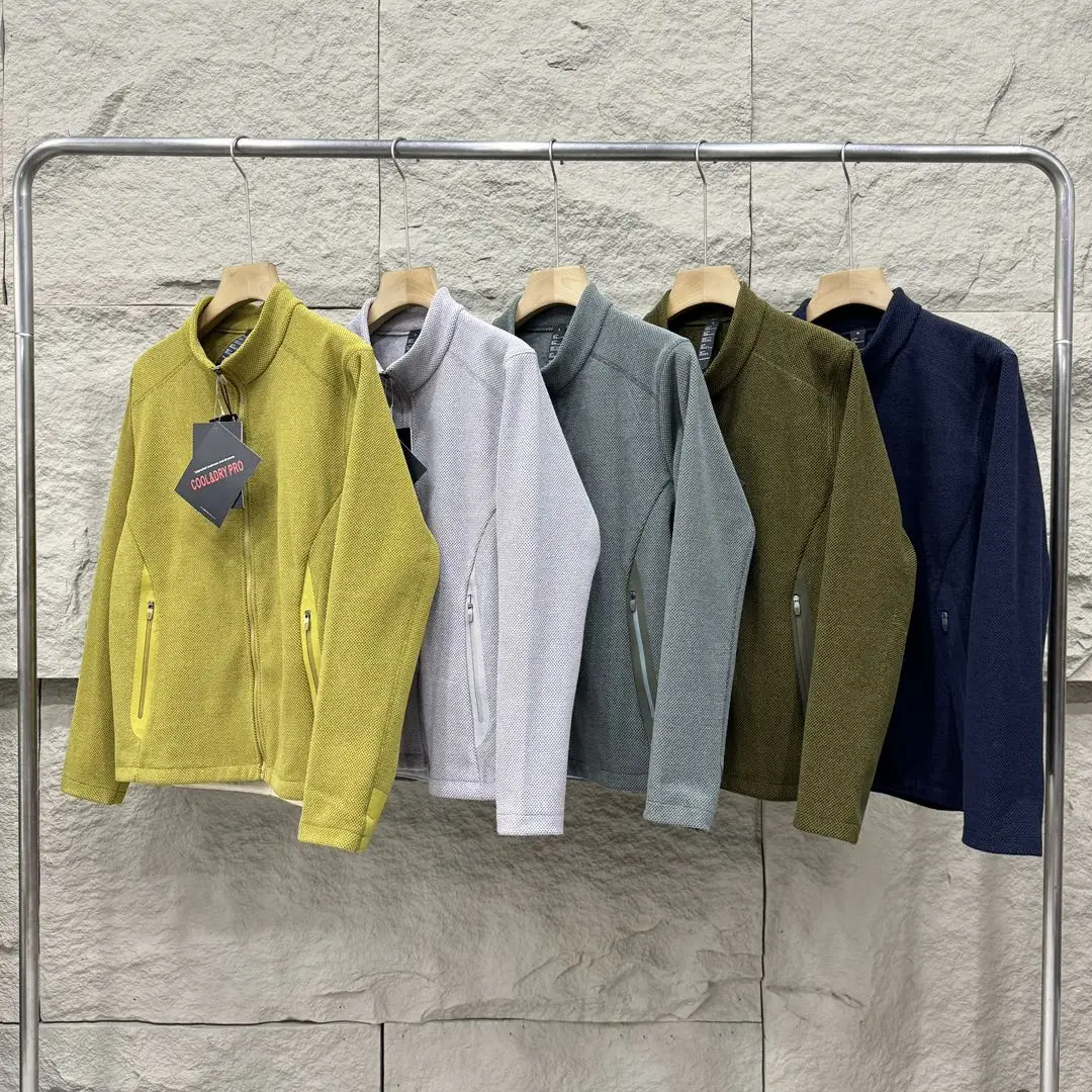 

Outdoor Mountain Series Casual Fce Jaet Stand Collar Warm Couple Sle Polyester Fiber Long Sve Zipper Closure Coat