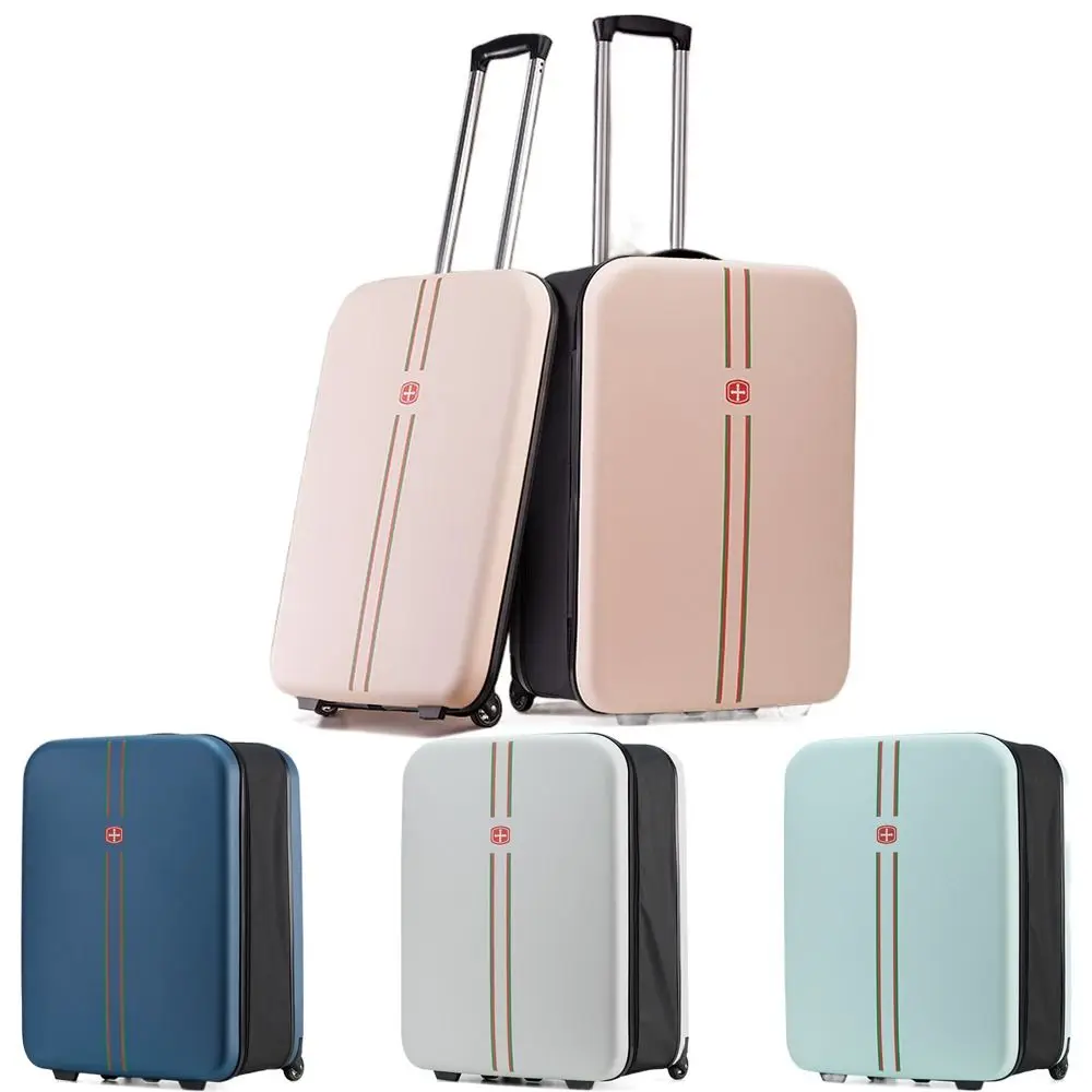 Lightweight Folding Suitcase Large-capacity Portable Collapsible Luggage Case Silent Wheel Waterproof