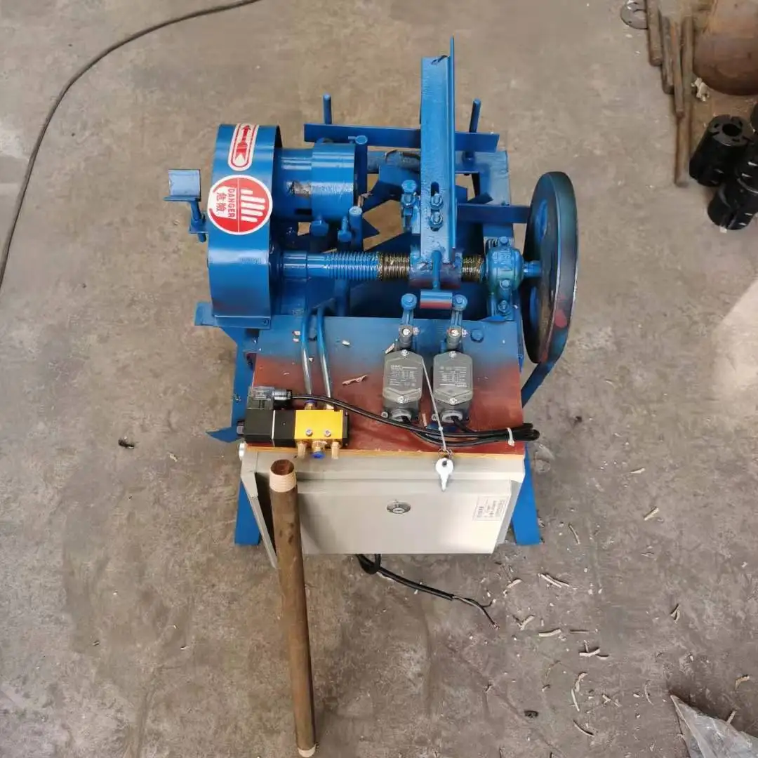 Log-Rod Notching Mop-Handle Wood-Threading Machine Wooden-Stick Screw Threaded Equipment China Short Turning Radius