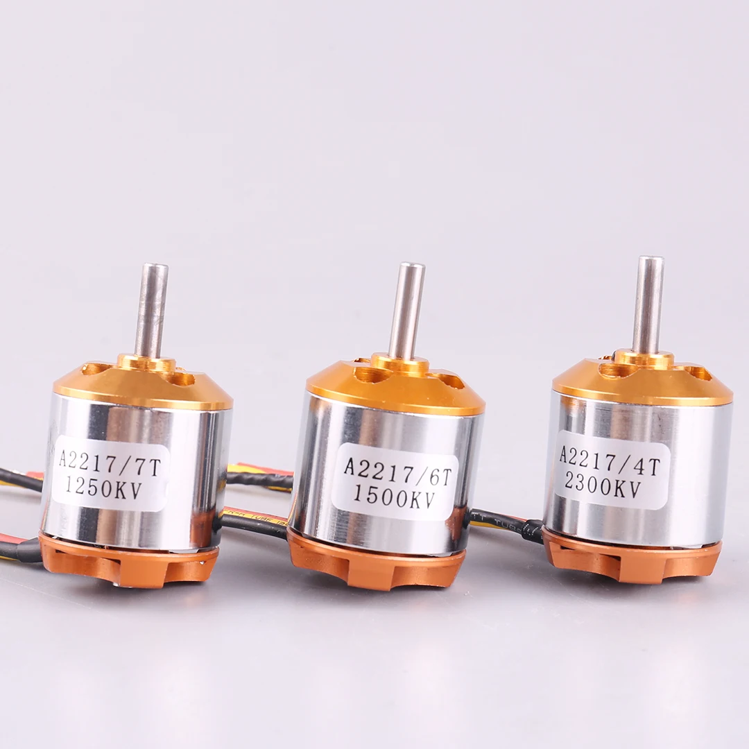 A2217 2217 1250KV 1500KV 2300KV Outrunner motore Brushless per aereo RC aereo Quadrocopter Multi-elicottero