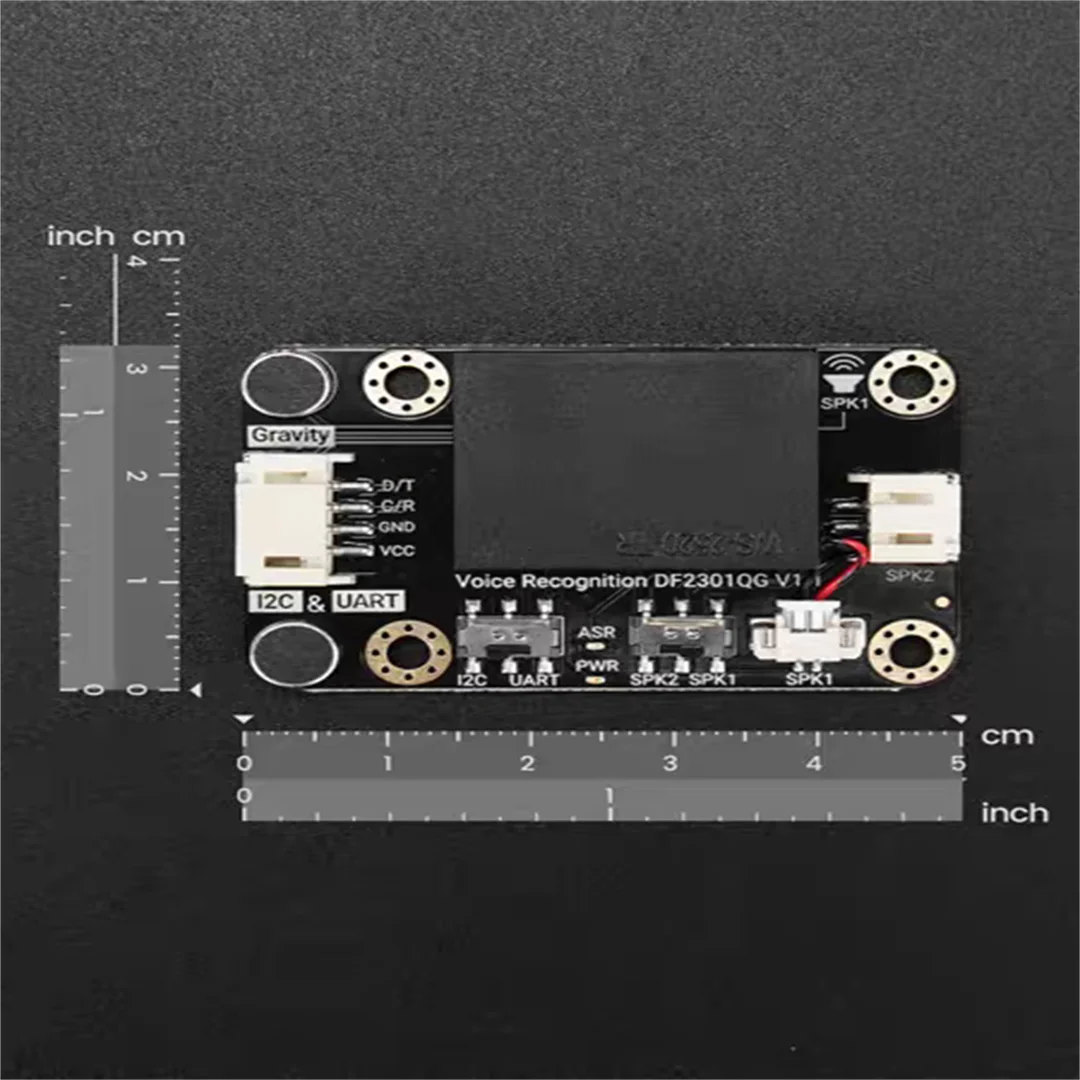 Gravity: AI intelligent offline speech recognition control module, programmable speech sensor, dual microphone