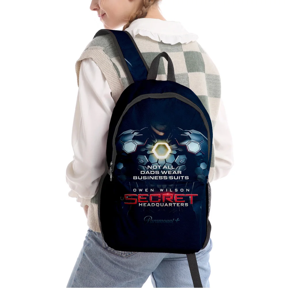 Mochila de Anime de la Sede secreta para adultos y niños, morral de día para la escuela, Unisex, Harajuku