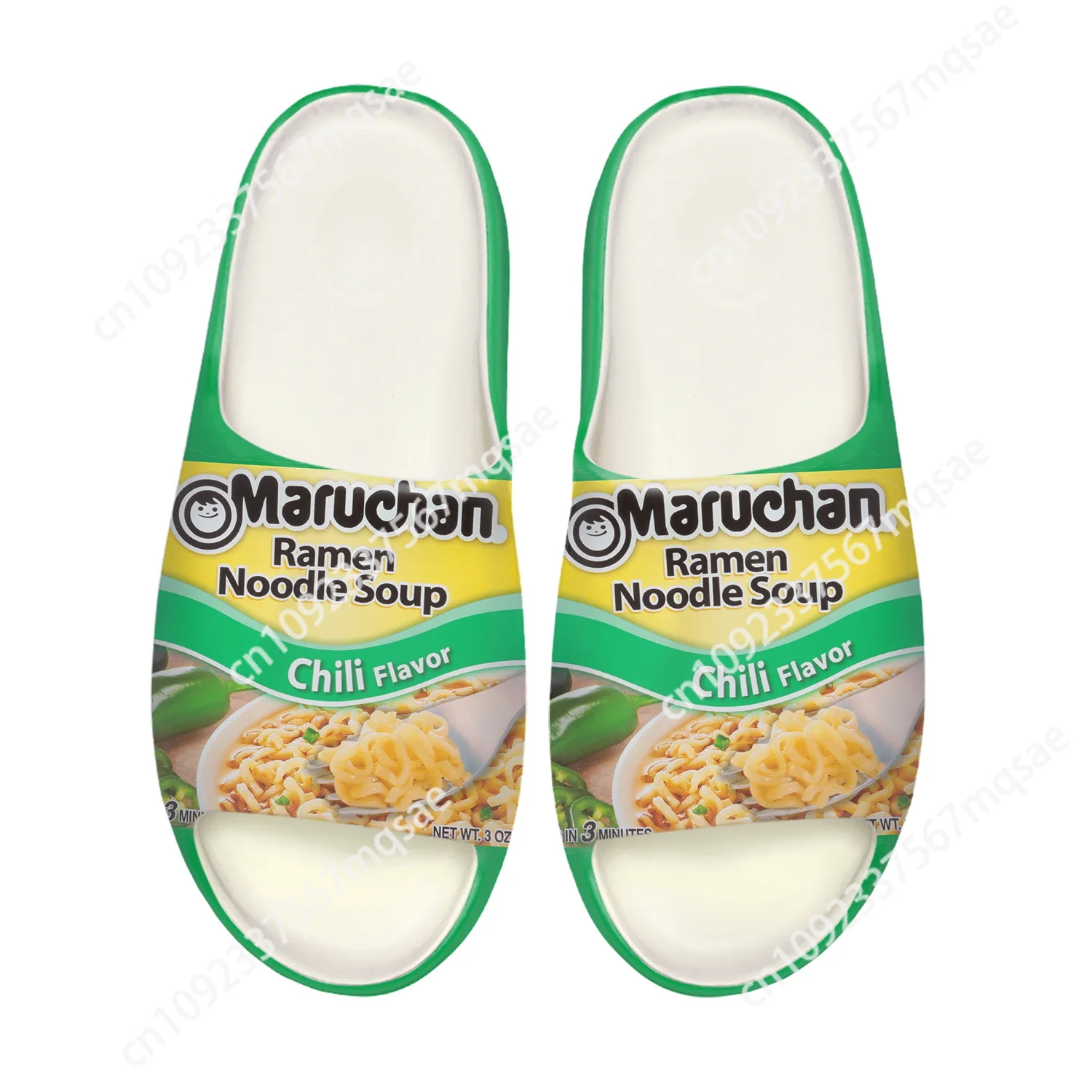 Funny Maruchan Ramen Noodles Soft Sole Sllipers Home Clogs Customized Step On Water Shoes Mens Womens Teenager Step in Sandals