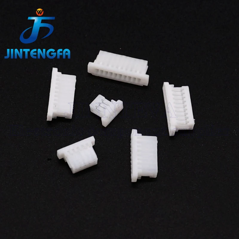 50PCS SH1.0mm 2P 3P 4P 5P 6P 7P 8P 9P 10P Pin JST 1.0MM SMD Terminals Plastic Shell Male Plug + Female Socket Wire Connector