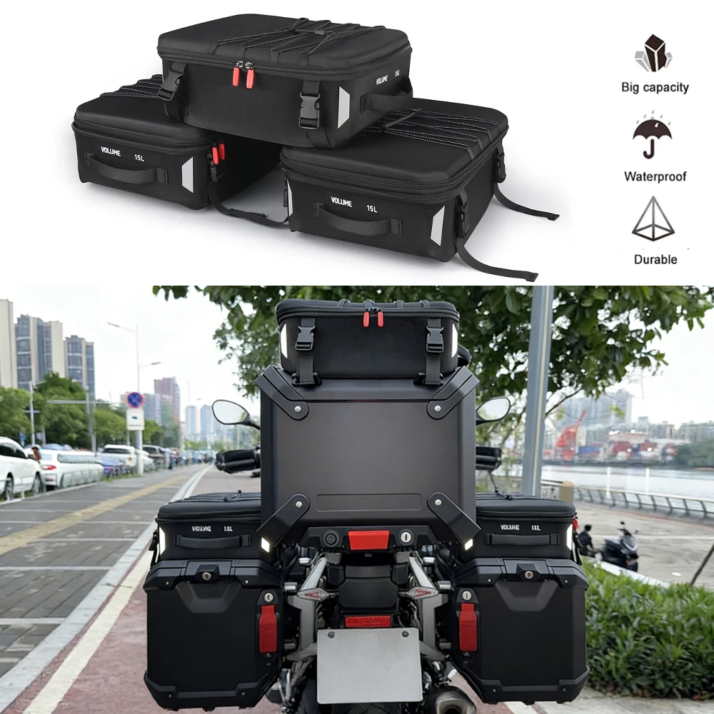 

R1300GS ADV 2024- Waterproof bag Top Box Pannier Bag Case Luggage Bags For BMW R1300GS Adventure R1300GSA Motorcycle Accessories