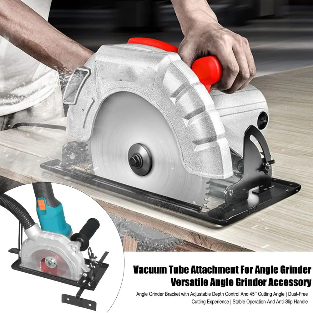Angle Grinder Supplies Angle Grinder Cutting Bracket Stable Operation Angle Grinder Bracket with for Dust-free for Precision