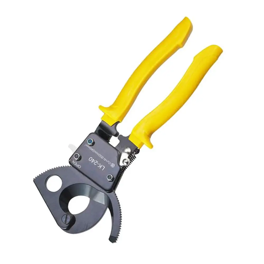 Professional Heavy Duty Ratchet Wire Cutting Pliers Ratchet Cable Cutter Ratcheting Metal Wire Cut Up To Cutting Hand Tool