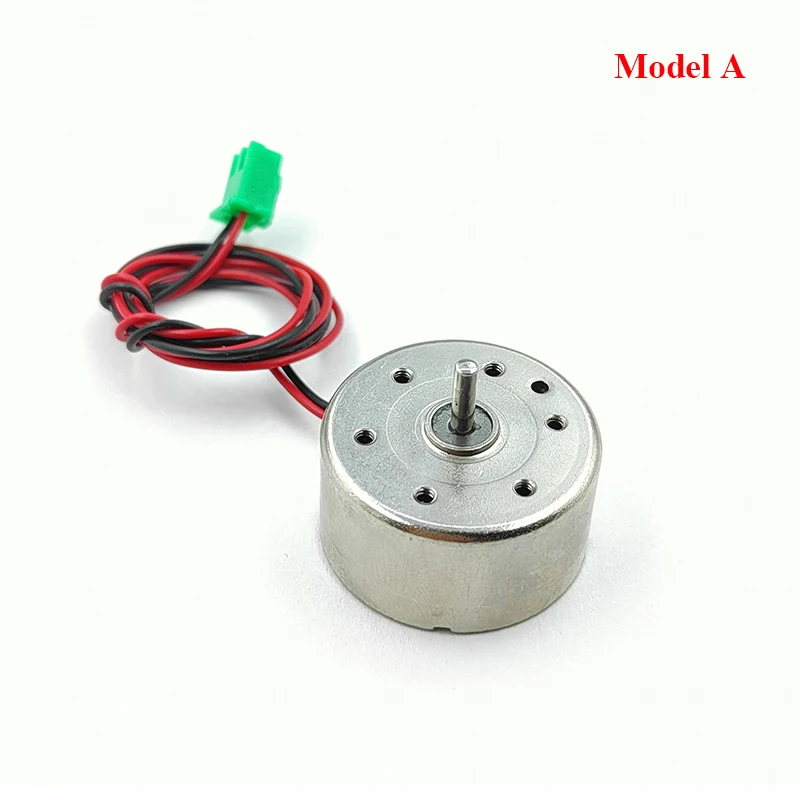 RF-300C Mini 300 Motor DC 5V 6V 9V 12V 7000RPM Micro 24mm Round Spindle Motor Low Current DIY Solar Power Fan Hobby Toy Model