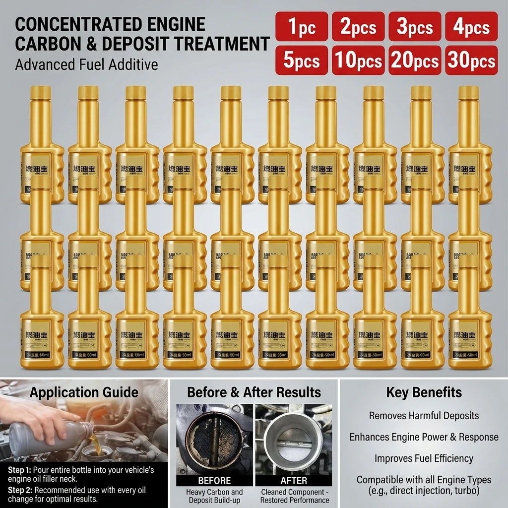 Car Diesel Fuel Additive Auto Diesel Injector Cleaner Diesel Saver Oil Additive Energy Saver Carbon Removal Power Enhancement