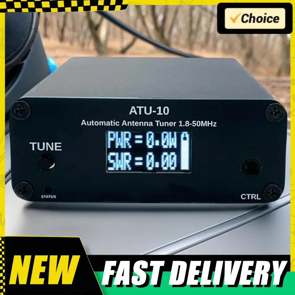 

Тюнер антенны ATU-10 ATU10 QRP, 1,8-50 МГц, автоматический, с OLED-дисплеем 0,91 дюйма