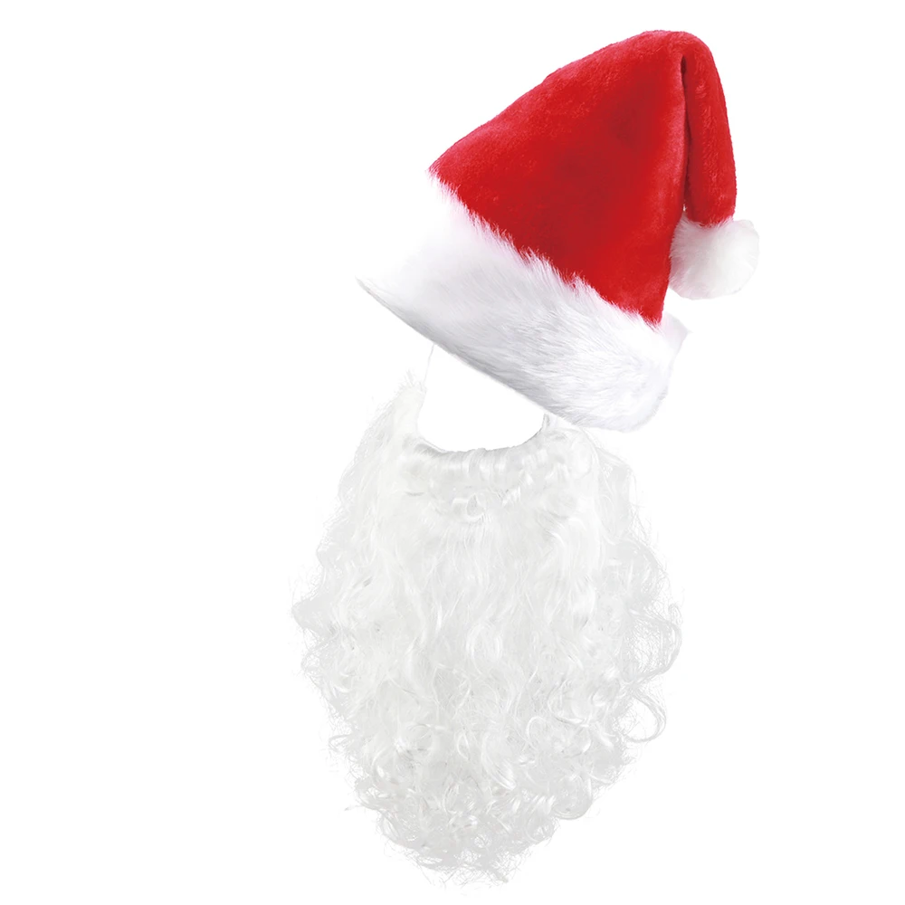 

Papai Noel Branco Peruca Barba ChapéU Conjunto Cosplay Cabelo SintéTico, Unisex Natal Diy DecoraçãO Masquerade Prom Props