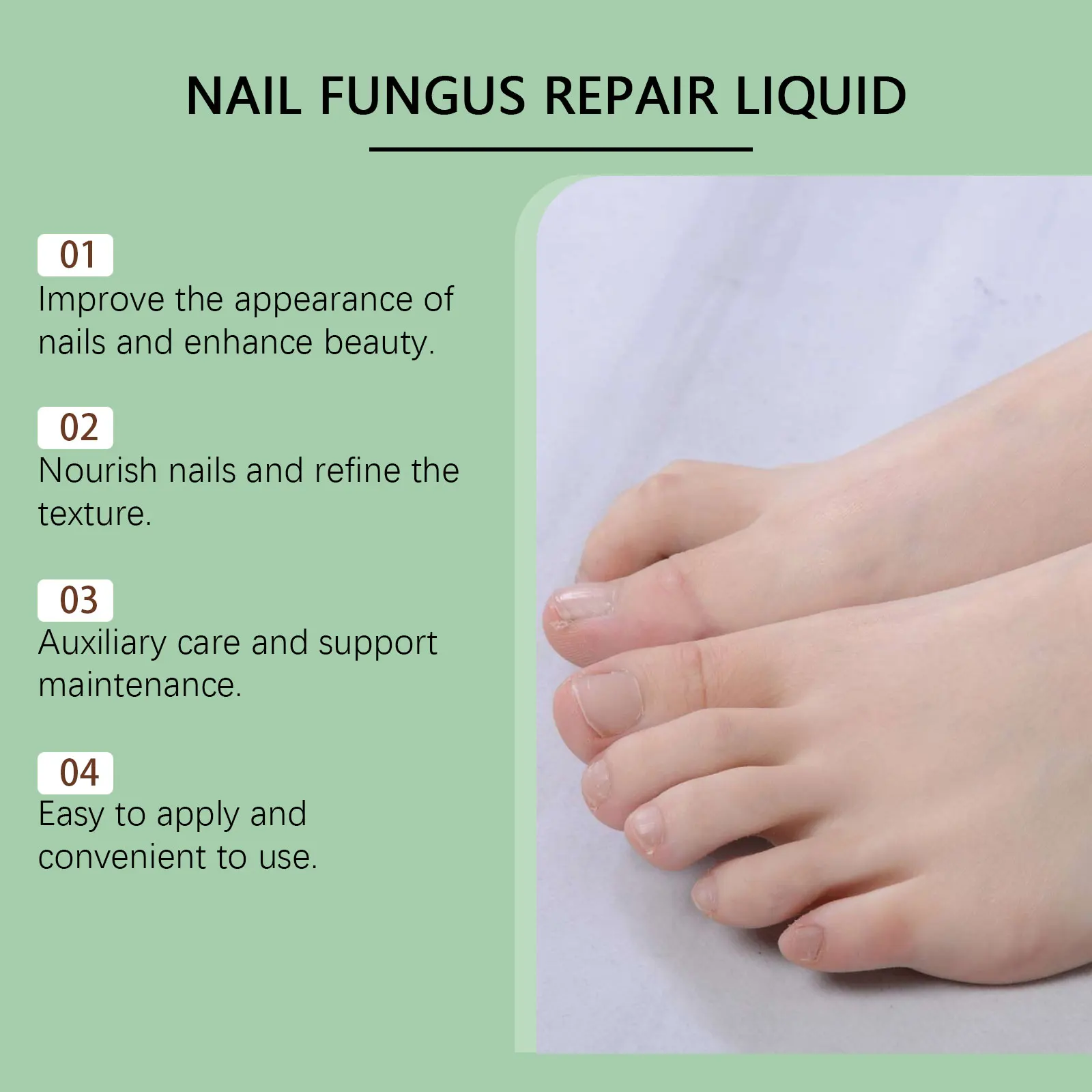 South Moon Nail Fungus Repair Liquid Gentle Damaged Nail Improving Nourishing Nail Liquid for Fingernail Toenail Restoration view 6