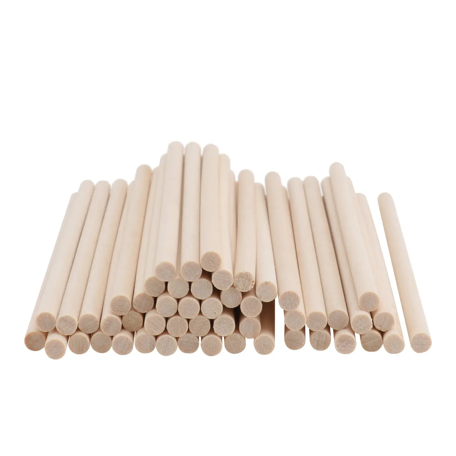 

100Pcs Eco Friendly Wooden DIY Sticks Ice Cream Making Supply Craft Stick Set Rounded Edge Kid Safe Lightweight Reusable