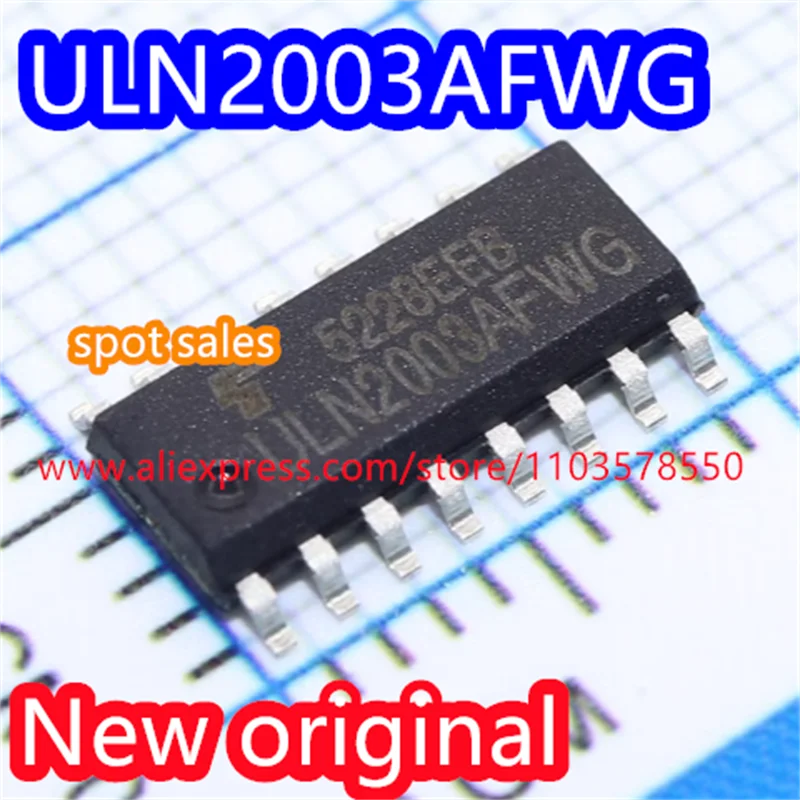 

50PCS Brand new original ULN2003AFWG package SOP-16 Darlington transistor IC driver chip ULN2003