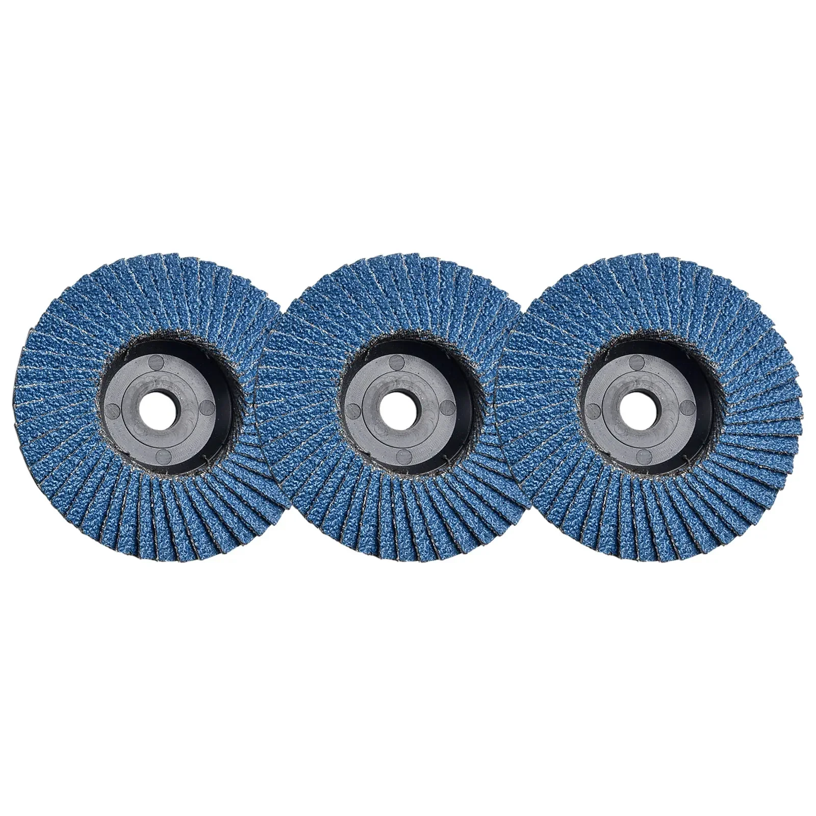 3pcs 75mm 3inch Flat Flap Discs Grinding Wheels 40 60 120 Grit Angle Grinder Abrasive Sanding Disc For Metal Wood Polishing Too