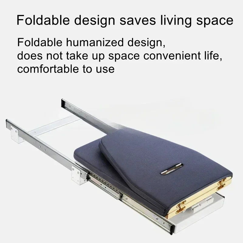 

HOT SALE Closet Sliding Folding Cloakroom Hidden Damping Retractable Ironation Pad Board Cheap And Fine