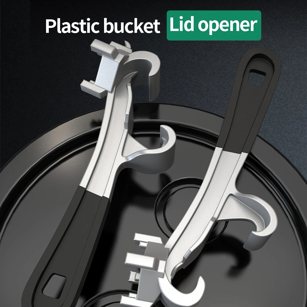 

Metal Bucket Opener Paint Bucket Lid Opener Aluminium Gallon Bucket Opener Household Multifunctional Bucket Lid Wrench