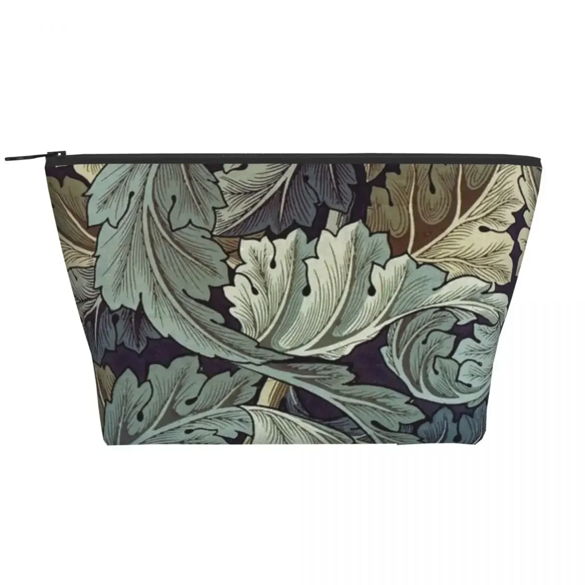 

Acanthus By William Morris Makeup Bag Women Travel Cosmetic Organizer Cute Textile Pattern Storage Toiletry Bags