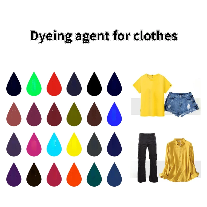 10／20g Clothes Refurbishment Dyeing Agents Repair Restore Dye T-shirt ／Short Sleeve／Denim Creative Hand-painted Dyeing Materials